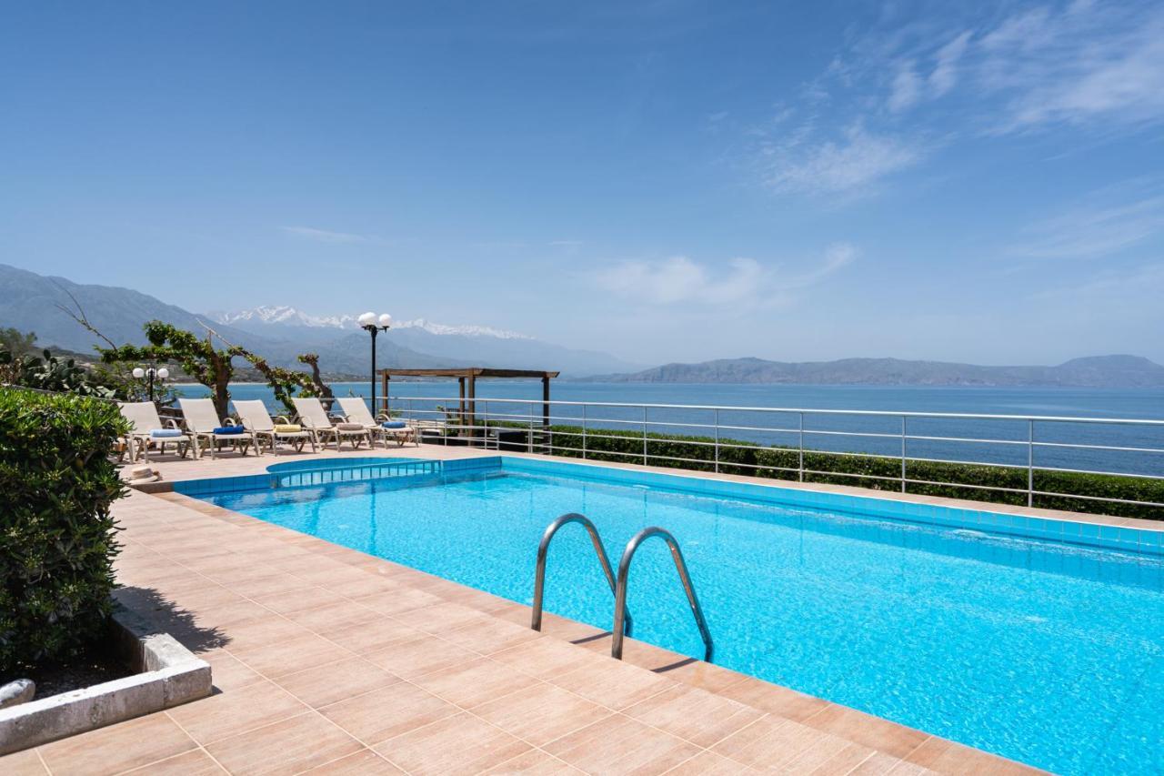 Beachfront Family Villa Katerina With Private Pool, Playground, Bbq & Amazing Sea Views! Petres  Dış mekan fotoğraf